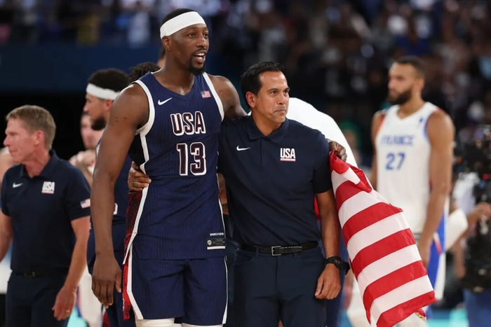 mk-斯波目前专注热火当下，但奥运主帅角色也始终在场|斯波尔斯特拉|美国队|塔图姆|迈阿密热火队|犹他爵士队_新浪体育_新浪新闻